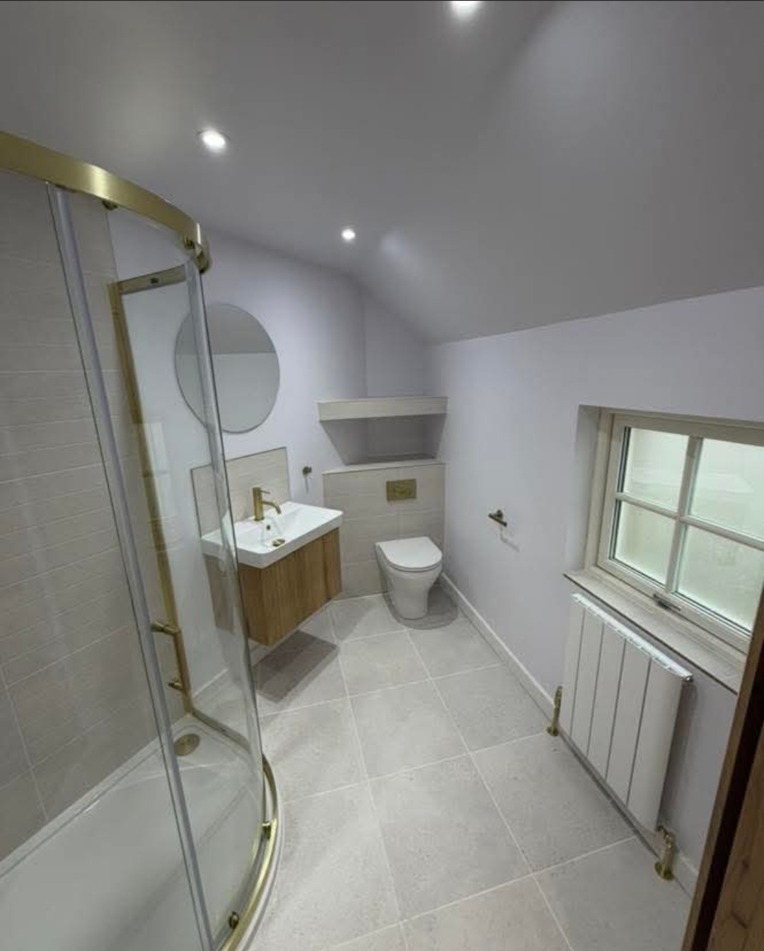 Luxury bathroom installation by BDR Bathroom Innovation, serving Dunfermline and West Fife