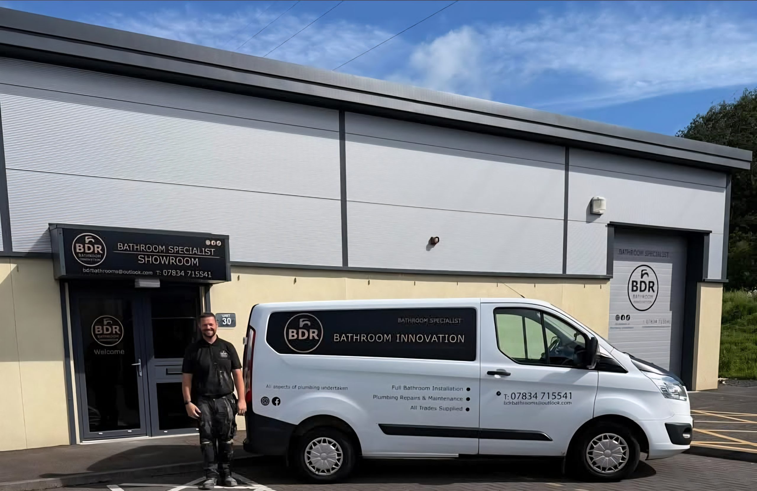BDR Bathroom Innovation installation team, serving Fife, Dundee and Edinburgh